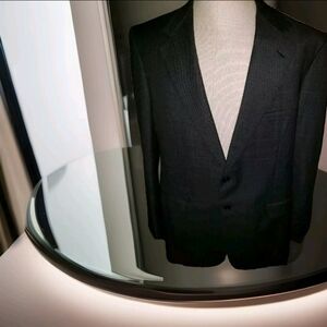 Brioni Gray Wool Dual Vents 2Btn Jacket 44 L USA